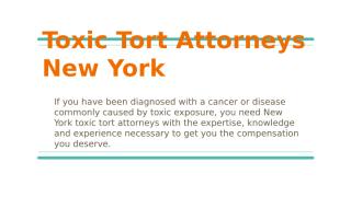 Toxic Tort Attorneys New York (1).pptx