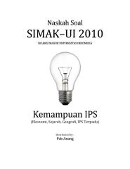 Naskah Soal SIMAK-UI 2010 Kemampuan IPS.pdf