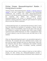 Driving Dreams Shanayadrivingschool Number 1 Driving School in wollert.pdf