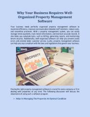 Why Your Business Requires Well-Organized Property Management Software.pdf
