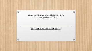 How To Choose The Right Project Management Tool.pptx