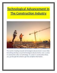 Technological Advancement In The Construction Industry.pptx