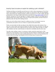 Exactly how to locate an expert for walking a pet in Bristol.docx